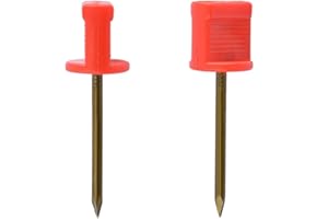 ‎SHARROW SHARROW 20 Stück Bogenschießen Scheibennägel Zielscheiben, Professionelle Jagd Zielscheibennägel aus Metall für Stroh- und Schaumtargets