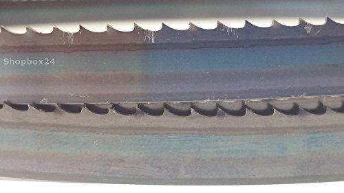 3 x Standard Sägeband Bandsägeband Bandsägeblatt Sägebänder 3380 mm x 13 mm x 0,65 mm x 6 Zähne pro Zoll , für Holz , Hartholz , Brennholz , Sperrholz , Quer- und Schweifschnitte, Palettenrecycling , für Metabo und Elektra Beckum u.v.m. - 5