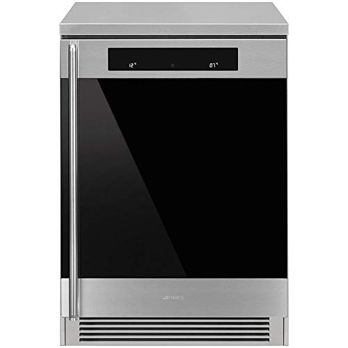 Preisvergleich Produktbild SMEG CVF338X 82 cm Stand Weinklimagerät EEK A