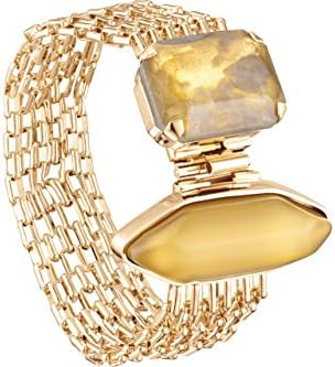 Philippe Ferrandis multi-chaînes Honey with Gold-Plated Bracelet