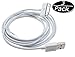Produktbild 3x Original iPrime® 2 Meter USB Kabel Ladekabel Datenkabel für Apple iPhone 4/4s, iPhone 3G/3GS, iPad 1/2/3, iPod Touch 3/4, iPod Nano 5/6 in Weiß - 2m