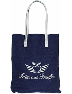 Fritzi aus Preußen Einkaufstasche Merle dark blue silver