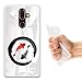 Produktbild WoowCase Nokia 7 Plus Hülle, Handyhülle Silikon für [ Nokia 7 Plus ] Koi fische zen innen kreis Handytasche Handy Cover Case Schutzhülle Flexible TPU - Transparent