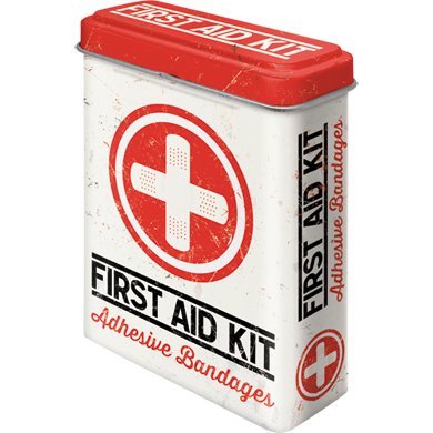 Preisvergleich Produktbild Nostalgic-Art 86103, Nostalgic Pharmacy First Aid Kit - Classic, Pflasterdosen