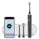CONTROL DE APP CON FUNCIÓN BLUETOOTH: conecte el cepillo de dientes a la aplicación ProscenicHome a través de Bluetooth 4.2 BLE, y puede personalizar fácilmente su propio modo de cepillado según sus hábitos diarios y necesidades de limpieza.