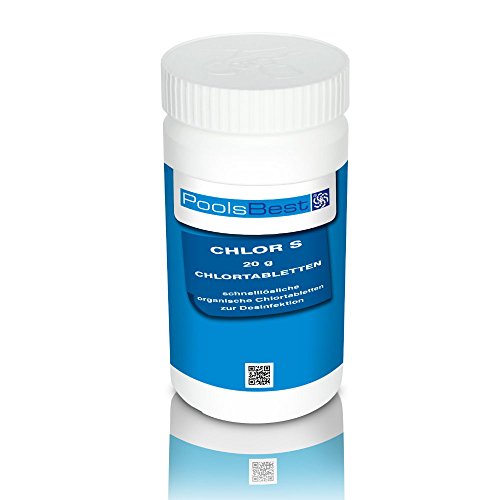 1 Kg - PoolsBest® Chlortabs S 20g - schnelllöslich