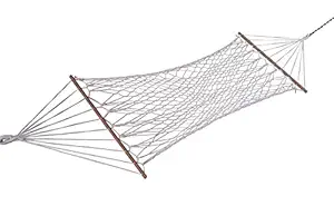 Hangit 36W X 11FT White Rope Hammock Swing (Cotton)
