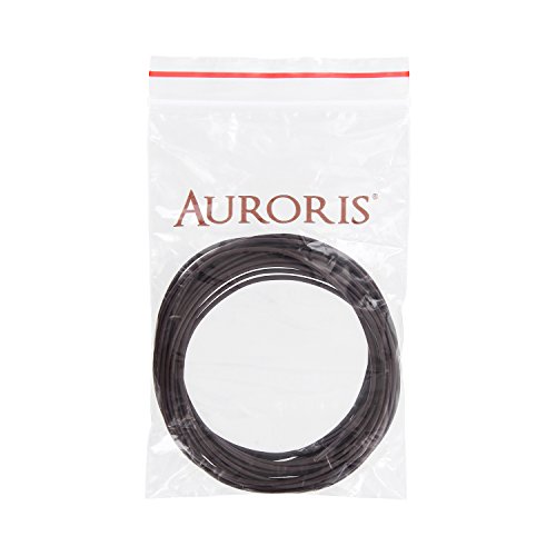 AURORIS – 5m Lederband rund – Ø 1mm – braun - 2
