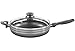 Produktbild GSW Stahlwaren GmbH Jumbo-Bratpfanne mit Helfergriff und Glasdeckel, 28 x 6,5 cm, 3,5 L, Aluminium, schwarz/klar, 30 x 28 x 6,5 cm