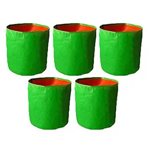 TrustBasket HDPE Gardening Bag, 15x15, Set of 5