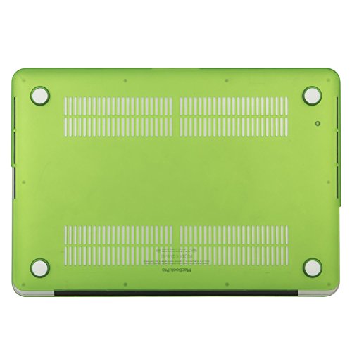 MOSISO Ultra Slim Plastik Hartschale Schutzhülle Hülle Snap Case für Macbook Pro 13 Zoll mit Retina Display NO CD-ROM Drive (A1502 / A1425), Lichtdurchlässig Greenery - 7
