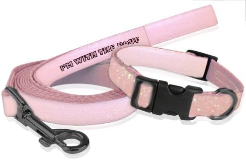 MTV's Jersey Shore Collar &amp; Leash Set, I'm With The Pouf, Pink