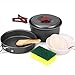 Produktbild Outdoor-Kochgeschirr - Wildes Geschirr, Outdoor Kochgeschirr-Set, Camping, Camping, Kochgeschirr, Hochwertiges Aluminium, 2-5 Personen,1