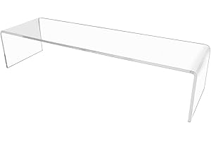 DISPLAY STANDS DS80 Rehausseurs d'étagère en acrylique pour armoires et vitrines de magasin de détail (Transparent)