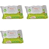 Vital Baby Super Fragrance Free Hand and Face Wipes Pack of 3