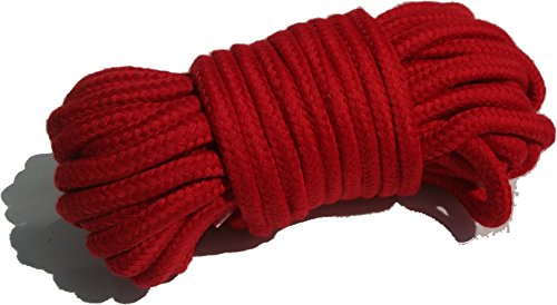 Preisvergleich Produktbild Rot weich Seil 10 Meter Mehrzweck-waschbar von cufz