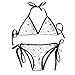 Produktbild Vidmkeo 3D Flower Print Flying Birds Custom Sexy Beach Swimwear Women's Triangle Bralette Bikini Set of 2