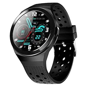 Crossbeats Orbit Sport Bluetooth Calling Smart Watch with in-App GPS, Full Touch HD Display, Fitness BP HR SpO2 Sleep Monitoring, Multisports & 100+ Watch Faces - 10 Days Battery Life(Black)