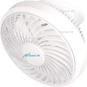 Enamic UK || Roto Grill Fan || Plastic Cabin Fan || 12 inch(300 mm) || 100% Copper motor || with 1 Year Warranty K-89