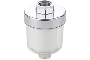 ‎SANQUELL Sedimentfilter Dusche, 1Mikron, entfernt Rohrablagerungen, Sand und Rost, kompakt und ergiebig,1/2 Zoll Anschluss