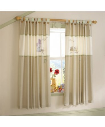 Izziwotnot Humphrey's Corner Lottie Fairy Princess Primrose Tab Top Curtains