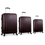  Set Trolleys cabina + mediana + grande Unik Revolution Kappa color burdeos