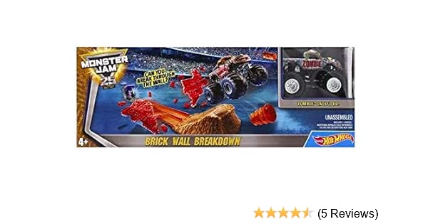 hot wheels monster jam brick wall breakdown