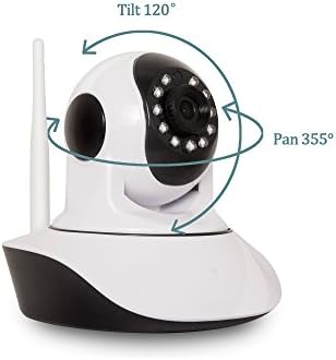 Ouvis V3 Wireless Security Camera System With WiFi IP Camera, HD 720P, Two Way Audio, Motion Detection, Alarm, Record, Night Vision, Pan Tilt, APP for iOS Android