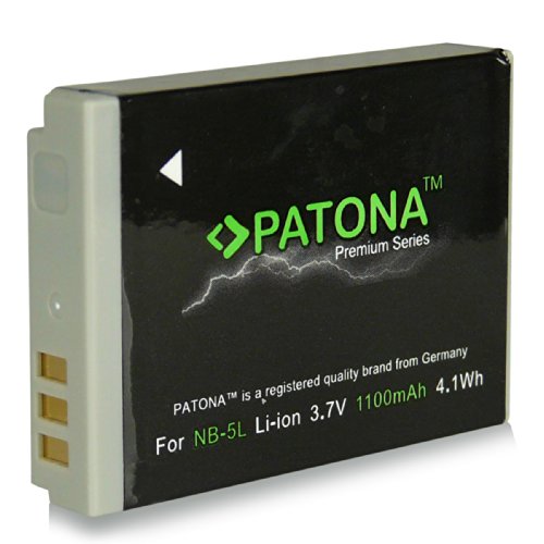 2x Premium Batterie NB-5L pour Canon Digital Ixus 90 IS   800 IS   850 IS   860 IS   870 IS   900 Ti   950 IS   960 IS   970 IS   980 IS   990 IS - PowerShot S100   S110   SD770 IS   SD790 IS
