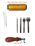 kit utile per cucire la pelle