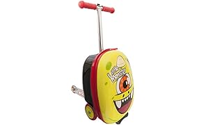 ItsImagical Flyte Scooter & Case Monster Monopattino con Zaino, Colore Giallo, 89354