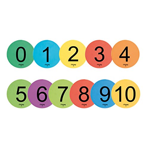 Preisvergleich Produktbild Bodenmarkierung Zahlen von 0 bis 10 (11 Stück)