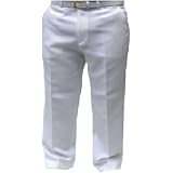 Mens Bowling Trousers White Bowls 