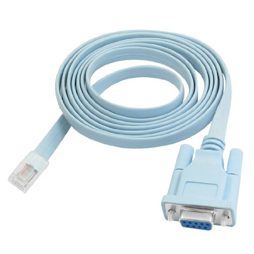Sourcingmap RS232 DB9 zu RJ45 Cat5-Ethernet-Router Netzwerk Adapter Kabel