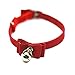 Produktbild Level Great Bowknot Bell-Haustier-Hundehalsband aus Leder Verstellbare PU Kleinen Welpen-Katze-Halsbänder Fliege Halskette