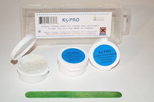 K5 PRO viskose Wärmeleitpaste für Thermal-Pad Ersatz 60g 3X20g Pack (Apple iMac, Sony PS4 & PS3, XBOX, Acer Aspire usw.)