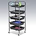 5 DRAWER BLACK TROLLEY SALON HAIR DRESSING PARLOUR KITCHEN BATHROOM STORAGE UNIT