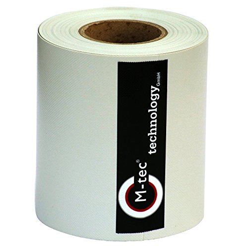 Profi-Sichtschutzstreifen | PVC | M-tec matt EXKLUSIV ® ✔ lichtgrau ✔ 35m x 19cm ✔ seidig-matt ✔ | Nach M-tec technology Rezeptur hergestellt – - 2