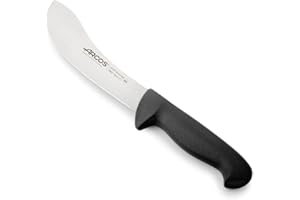 Arcos Coltello da Disosso in Acciaio Inossidabile con Lama da 190 mm – Manico Ergonomico in Polipropilene, Ideale per Facilitare l'Identificazione di Ogni Gruppo di Alimenti – Nero, Serie 2900