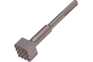 DIAMWOOD EXPERT EN EQUIPEMENT DIAMWOOD - Boucharde 16 Dents | 45 x 45 x 240 mm | Boucharde Béton SDS-Max | Grattage, Nettoyage et Grainage de Tous Types de Bétons