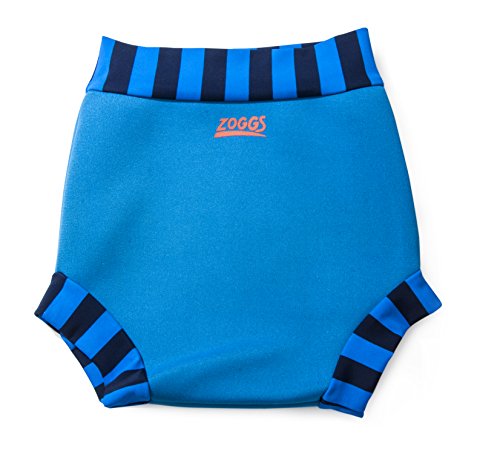 Zoggs Babies Swim Sure Neoprene Swimming Nappy for Boys - Blue, 6-9 Months