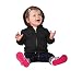 Precious Cargo unisex-baby Full Zip Hooded Sweatshirt 06M Jet Black (US)