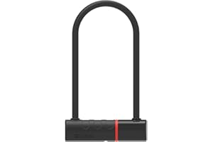 ZEFAL K-Traz U17 - Antivol en U Vélo Très Haute Résistance - Arceau en Acier Très Solide - Câble de 120 cm Optionnel - Cadenas en U pour Vélo, Vélo Électrique, VTT, Trottinette, Scooter, Moto - Noir