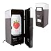 Produktbild finlon Mini Kühlschrank mit Gefrierfach Mini-USB-Kühlschrank Cooler Getränk Drink Dosen Kühler/Wärmer Kühlschrank Laptop PC schwarz schwarz