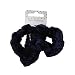 Pair of Mini Navy Blue Velvet Feel Hair Scrunchies Bobble Elastic Hair Bands