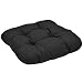 Produktbild Bequemes Stuhlkissen Lisa - 40x40x8 cm - Schwarz - Besonders stark Gepolstertes, Weiches Sitzkissen in weiteren Farben wählbar