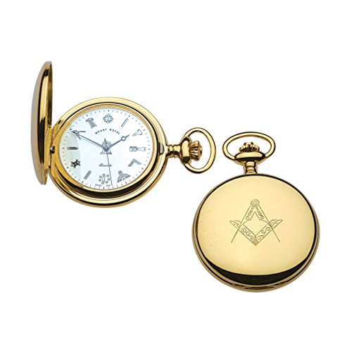 Full Hunter G411 Freimaurer Taschenuhr