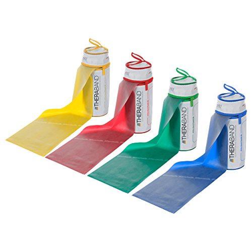 Thera-Band Taschen-Set je 1 x gelb, rot, grün, blau - 2