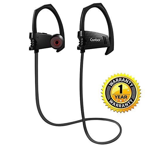 Auriculares Bluetooth 4 1 para Deporte   Correr  Canbor auriculares sin cables auriculares deportivos con micr  fono Anti-sudor Tecnolog  a aptX para Apple iPhone iPad Samsung y otros m  viles Android