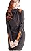 Bearsland Women's Turtleneck Long Breastfeeding Nursing Top Black UK Size 12-14